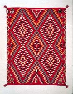 Germantown textile, Navajo, ca. 1885-1900, E2950